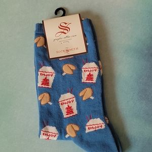 Sock Smith NWT ladies fortune cookie socks -1 pair